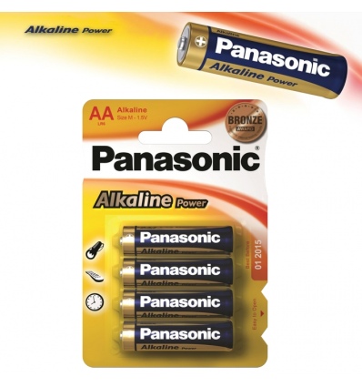 Alkalická baterie AA Panasonic Alkaline Power 4ks