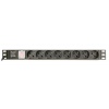 Gembird PDU 8 schucko, C14, 1U, 10 A, 3m