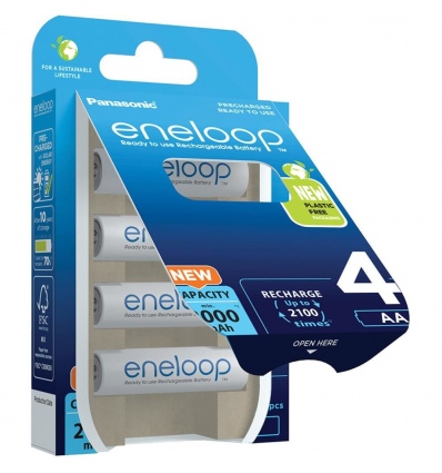 Panasonic Eneloop AA NiMH 1,2V 2000mAh BL4 2100c