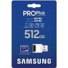 Samsung/micro SDXC/512GB/USB 3.0/USB-A/Class 10/+ Adaptér/Modrá