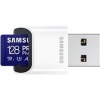 Samsung/micro SDXC/128GB/USB 3.0/USB-A/Class 10/+ Adaptér/Modrá