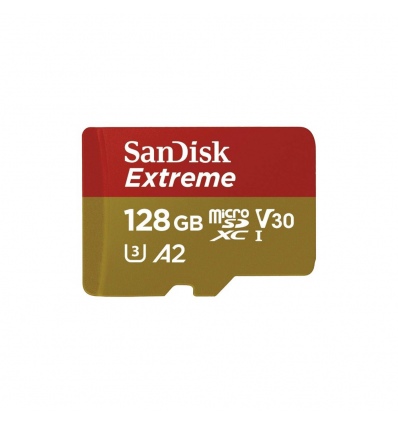 SanDisk Extreme/micro SDXC/128GB/UHS-I U3 / Class 10/+ Adaptér