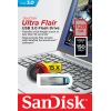 SanDisk Ultra Flair/128GB/USB 3.0/USB-A/Modrá