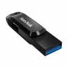 SanDisk Ultra Dual Drive Go/256GB/USB 3.1/USB-A + USB-C/Černá