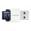 Samsung PRO Ultimate/micro SDXC/512GB/UHS-I U3 / Class 10/+ Adaptér/Modrá