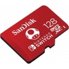 SanDisk Ninendo Switch/micro SDXC/128GB/UHS-I U3 / Class 10/Červená