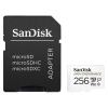 SanDisk High Endurance/micro SDXC/256GB/Class 10/+ Adaptér/Bílá