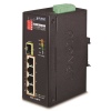 Planet ISW-514PTF, PoE switch 4x 10/100BaseTX+ 1x 100FX(SFP), 802.3at až 120W, DIN, IP40, -40~75 st.C, 12-48VDC