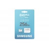 Samsung EVO Plus/micro SDXC/256GB/UHS-I U3 / Class 10/+ Adaptér/Bílá