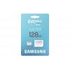 Samsung EVO Plus/micro SDXC/128GB/UHS-I U3 / Class 10/+ Adaptér/Bílá