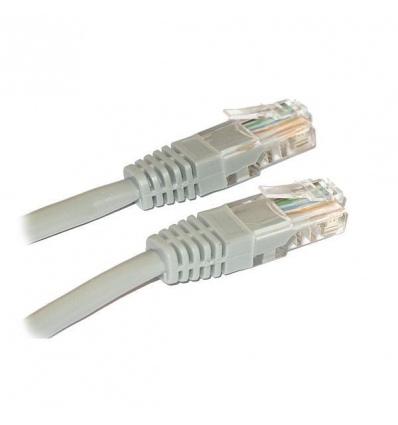 XtendLan Patch kabel Cat 6 UTP LS0H 0,5m - šedý