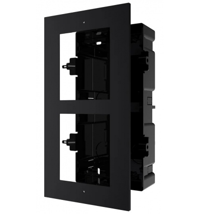 Hikvision DS-KD-ACF2/BLACK - 2- rámeček interkomu pro zápustnou montáž černý