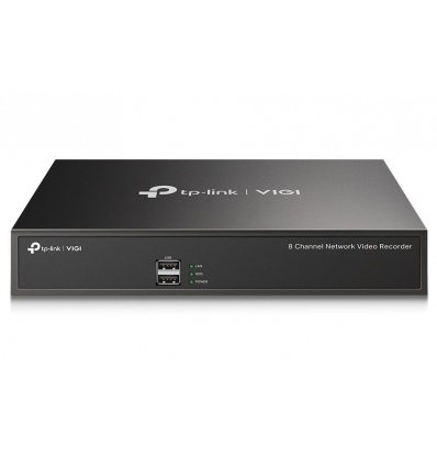 TP-Link VIGI NVR1008H, 8 kanálů, 80Mbps, H.265+, 1x SATA, max. 10 TB, 1x LAN, 2x USB, VGA, HDMI