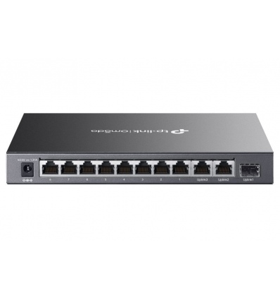 TP-Link DS111P, Omada switch, 8x 100 Mbps PoE+, 2x GLAN, 1x SFP, 65W PoE budget, Extend mod