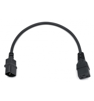 XtendLan propojovací kabel 230V C19 na C14, černý
