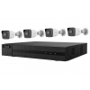 HiLook Powered by HIKVISION/ 4K PoE Bullet KIT/ IK-4248BH-MH/P/ 4x kamery IPC-B180H 2.8mm/ 1x NVR-104MH-C/4P/ 2TB HDD