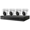 HiLook Powered by HIKVISION/ 4K PoE Turret KIT/ IK-4248TH-MH/P/ 4x kamery IPC-T280H 2.8mm/ 1x NVR-104MH-C/4P/ 2TB HDD