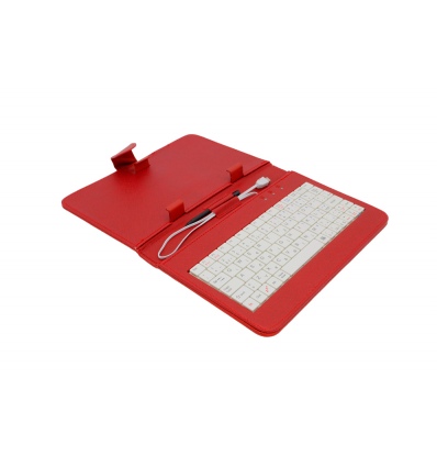 AIREN AiTab Leather Case 1 with USB Keyboard 7" RED (CZ/SK/DE/UK/US.. layout)