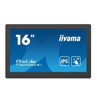 16" iiyama T1624MSC-B1: FHD,HDMI,Media Player