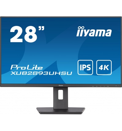 iiyama ProLite/XUB2893UHSU-B5/28"/IPS/4K UHD/60Hz/3ms/Black/3R