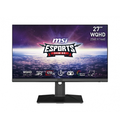 MSI/G272QPF/27"/IPS/QHD/170Hz/1ms/Black/2R