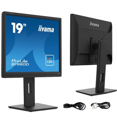 iiyama ProLite/B1980D-B5/19"/TN/1280x1024/60Hz/5ms/Black/3R