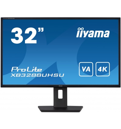 iiyama ProLite/XB3288UHSU-B5/31,5"/VA/4K UHD/60Hz/3ms/Black/3R