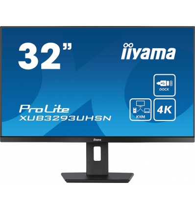 iiyama ProLite/XUB3293UHSN-B5/31,5"/IPS/4K UHD/60Hz/4ms/Black/3R