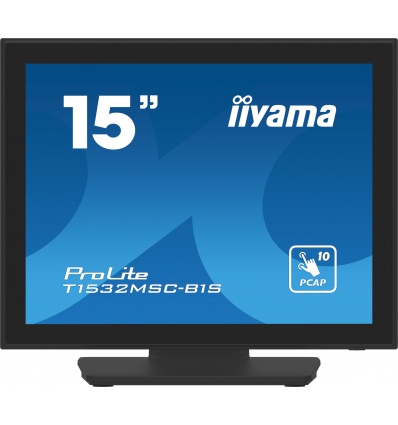 15" iiyama T1532MSC-B1S:PCAP,10P,FHD,HDMI,DP