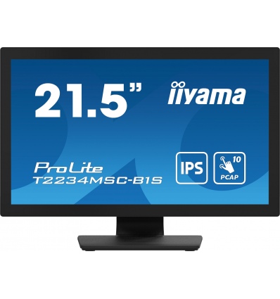 22" LCD iiyama T2234MSC-B1S:PCAP,10P,IPS,FHD,HDMI