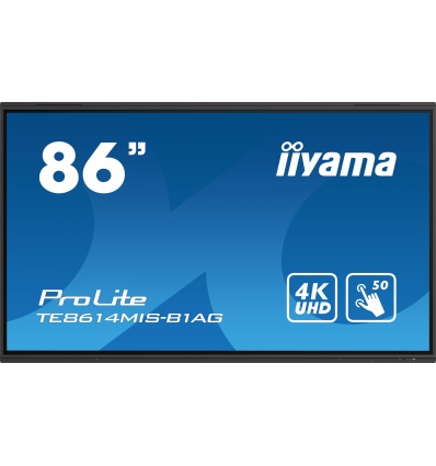 86" iiyama TE8614MIS-B1AG:VA,4K,50P,USB-C