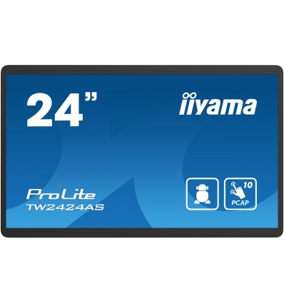 24" iiyama TW2424AS-B1: PCAP, Android 12,FHD