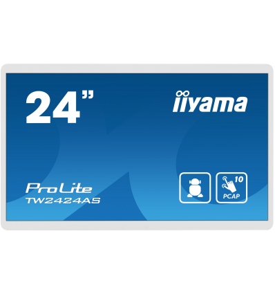 24" iiyama TW2424AS-W1: PCAP, Android 12,FHD