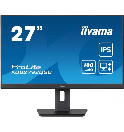 iiyama ProLite/XUB2792QSU-B6/27"/IPS/QHD/100Hz/0,4ms/Black/3R