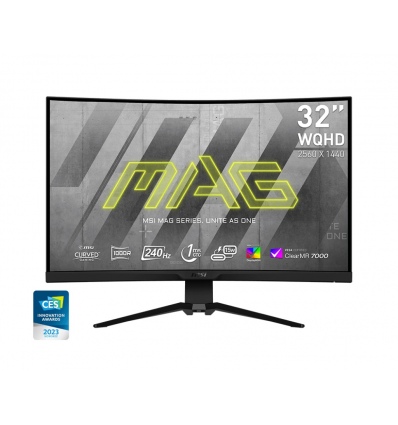 MSI MAG/325CQRXF/31,5"/VA/QHD/240Hz/1ms/Black/2R