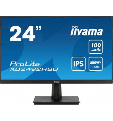 iiyama ProLite/XU2492HSU-B6/23,8"/IPS/FHD/100Hz/0,4ms/Black/3R