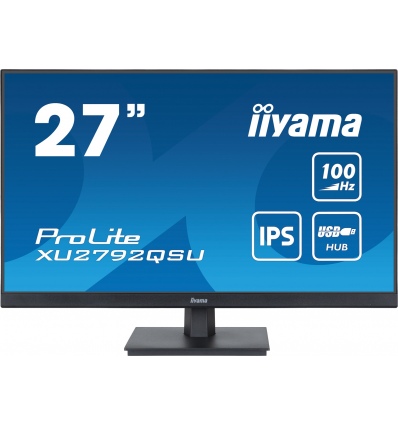 iiyama ProLite/XU2792QSU-B6/27"/IPS/QHD/100Hz/0,4ms/Black/3R