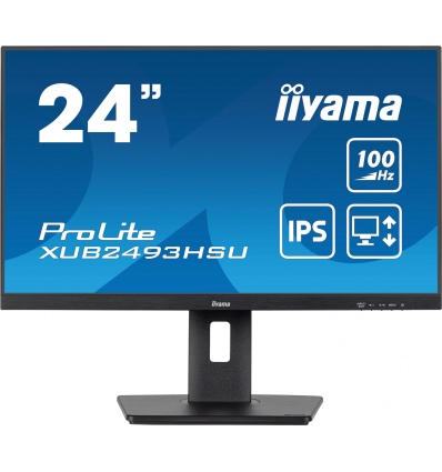 iiyama ProLite/XUB2493HSU-B6/23,8"/IPS/FHD/100Hz/1ms/Black/3R