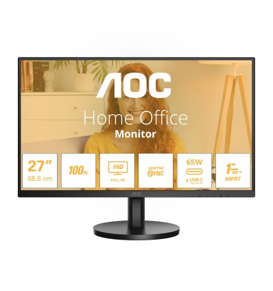 AOC/27B3CA2/27"/IPS/FHD/100Hz/1ms/Black/3R