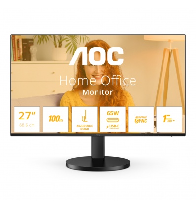 AOC/Q27B3CF2/27"/IPS/QHD/100Hz/1ms/Black/3R