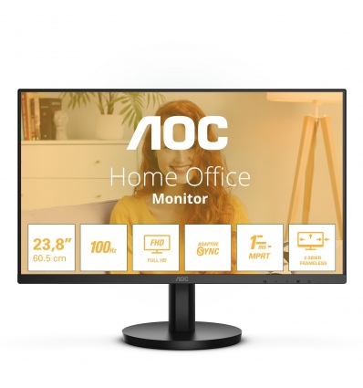 AOC/24B3HMA2/23,8"/VA/FHD/100Hz/1ms/Black/3R