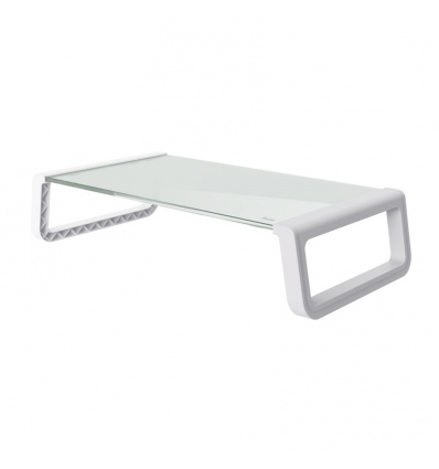 TRUST MONTA GLASS MONITOR STAND WHT