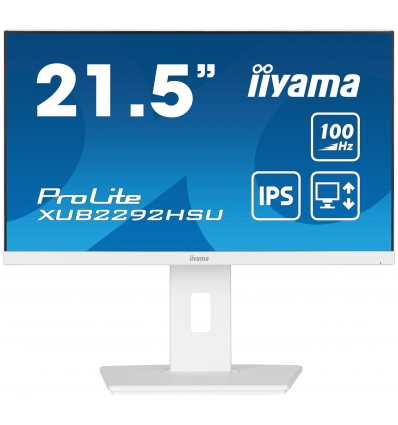 iiyama ProLite/XUB2292HSU-W6/21,5"/IPS/FHD/100Hz/0,4ms/White/3R