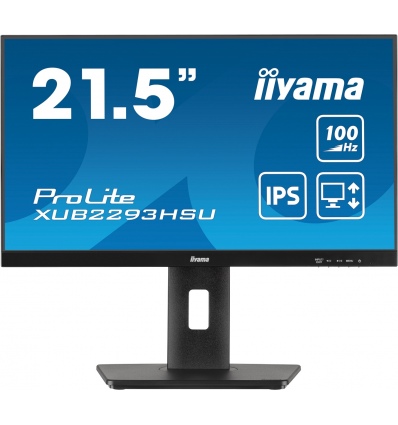 iiyama ProLite/XUB2293HSU-B6/21,5"/IPS/FHD/100Hz/1ms/Black/3R