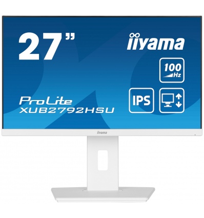 iiyama ProLite/XUB2792HSU-W6/27"/IPS/FHD/100Hz/0,4ms/White/3R