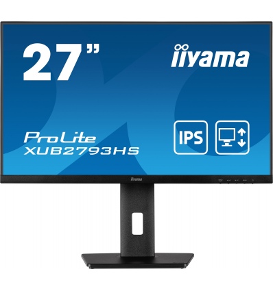 iiyama ProLite/XUB2793HS-B6/27"/IPS/FHD/100Hz/1ms/Black/3R