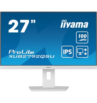 iiyama ProLite/XUB2792QSU-W6/27"/IPS/QHD/100Hz/0,4ms/White/3R