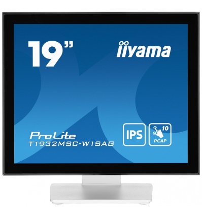 19" iiyama T1932MSC-W1SAG:IPS,SXGA,PCAP,HDMI,DP,