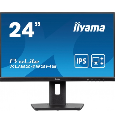 iiyama ProLite/XUB2493HS-B6/23,8"/IPS/FHD/100Hz/0,5ms/Black/3R