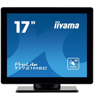 17" iiyama T1721MSC-B2:PCAP,10P,HDMI,repro